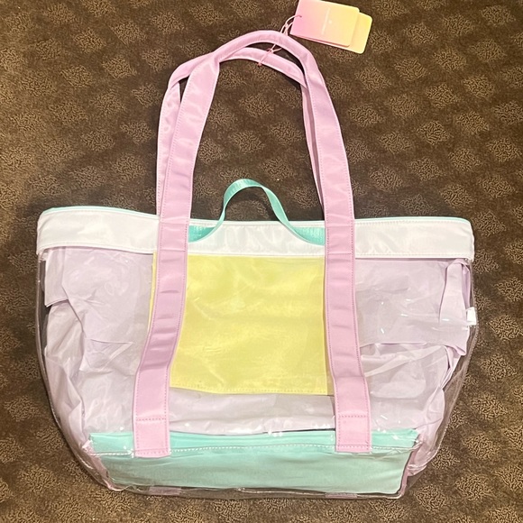 COPY - NWT STONEY CLOVER CLEAR BEACH BAG. PERFECT CONDITION! - Picture 2 of 5